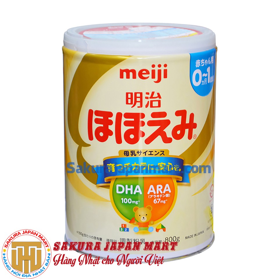 Sữa Meiji 0-1 nội địa Nhật 800gr